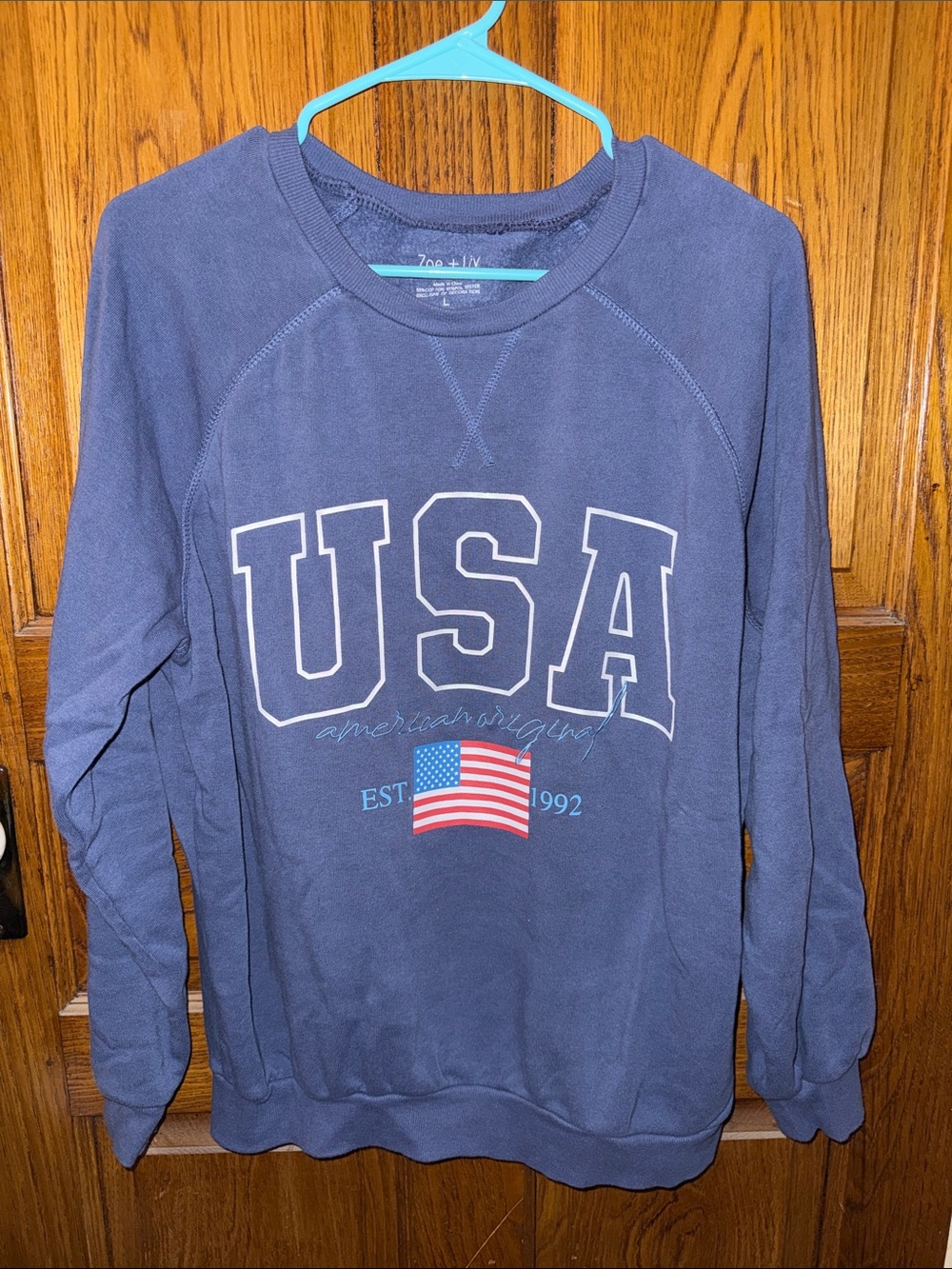 USA Graphic Navy Crewneck Sweatshirt